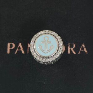 Pandora Anchor Sterling Silver Charm Bead S925 Silver with box